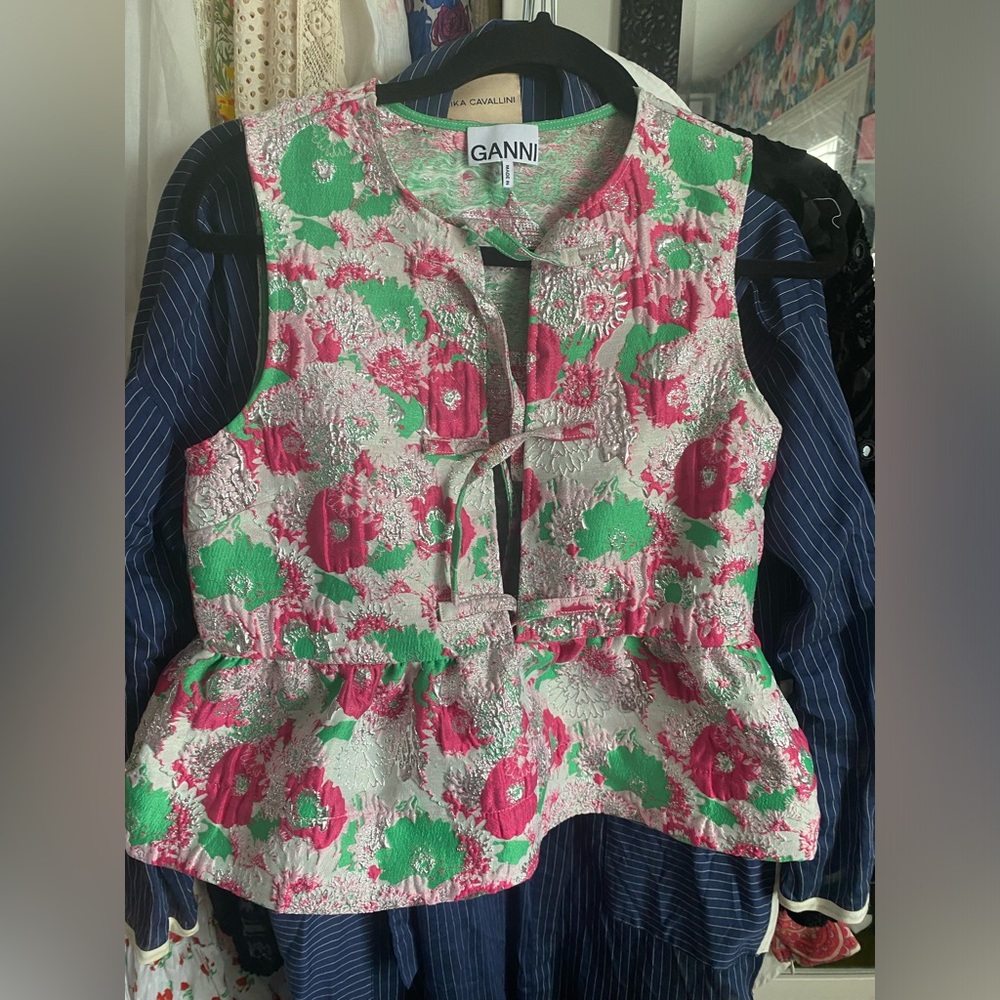 GANNI peplum top - Picture 3 of 4